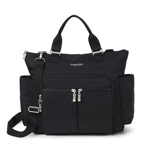 Baggallini Black Convertible Backpack Crossbody Bag Unisex NWOT